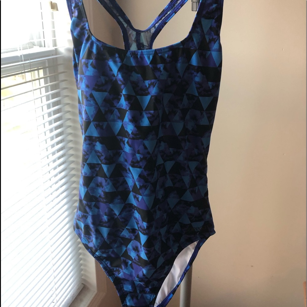 Pattern speedo one piece swimsuit